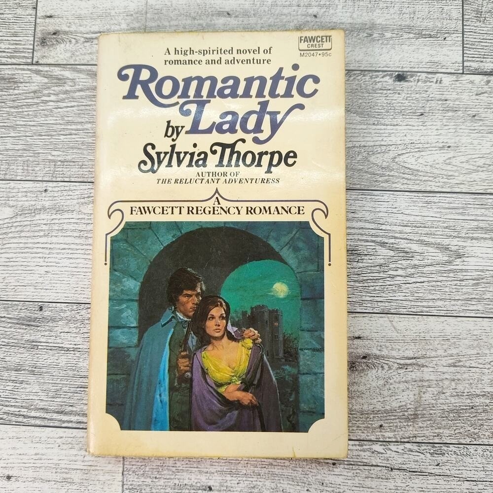 Romantic‎ Lady Sylvia Thorpe 1974 Fawcett Crest Vintage Romance Paperback - FLAW